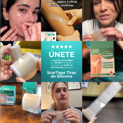 ScarTape - Tiras de silicona para hacer tus verrugas invisibles en segundos