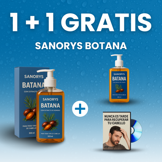Sanorys Botana - Champú de Crecimiento Capilar con Aceite de Botana