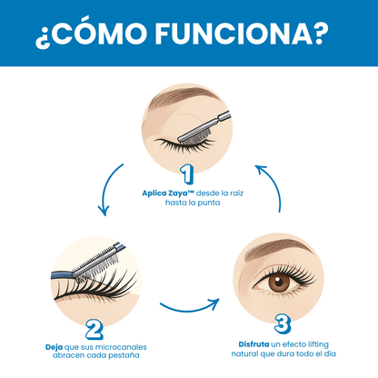 Zaya - Peine de metal para unas pestñas impecables