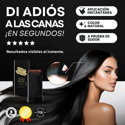 Bosuyo - Cepillo oscurecedor para que te despidas de tus canas en 1 minuto