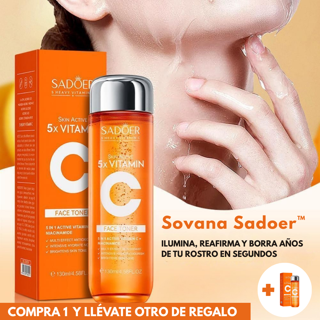 Sovana Sadoer™ - Tóner Anti-Edad para Borrar años de tu rostro en 7 Días