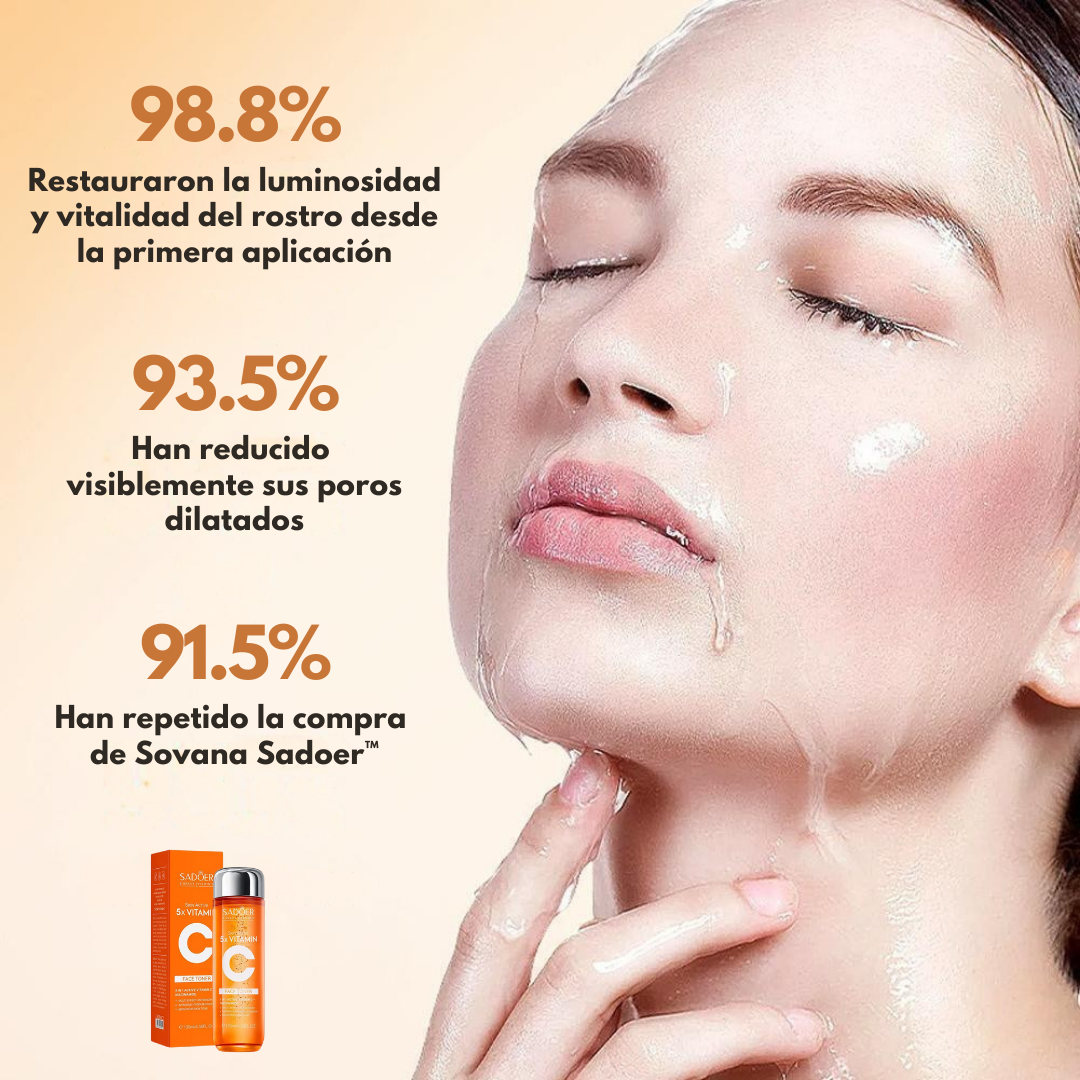Sovana Sadoer™ - Tóner Anti-Edad para Borrar años de tu rostro en 7 Días