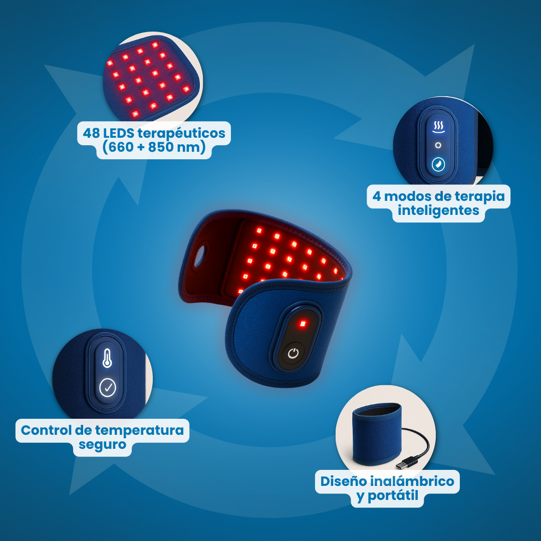 Sovana FlexRelief - Dispositivo de luz roja para mano