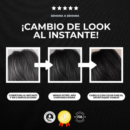 Bosuyo - Cepillo oscurecedor para que te despidas de tus canas en 1 minuto