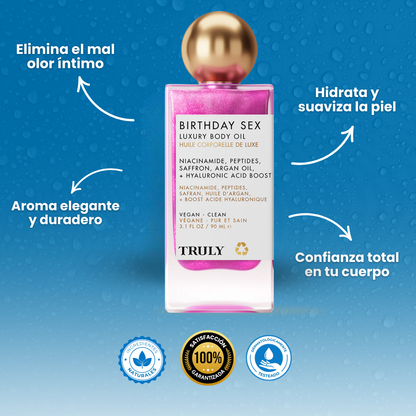 Sovana Birthday Sex - Aceite íntimo natural con feromonas